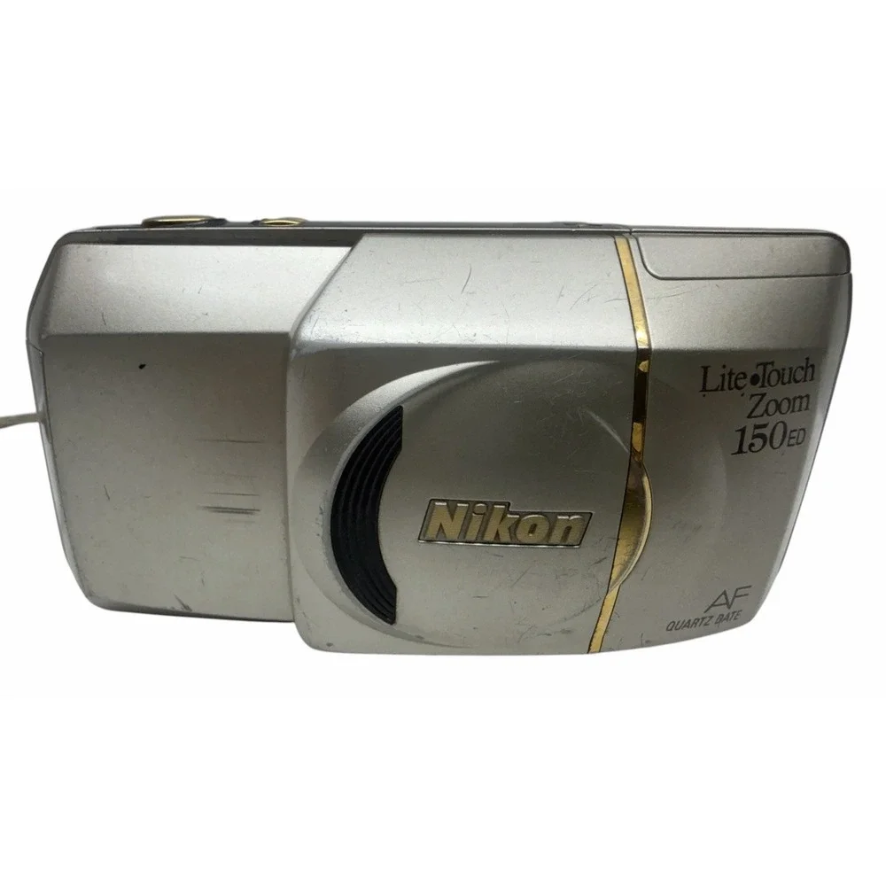 Nikon Lite Touch Zoom 150 ED AF Quartz Date 35mm Film Camera Tested Works